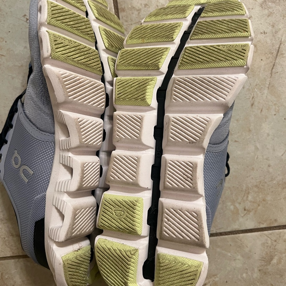 On Running Cloud X Sneakers in Black and Blueish/Gray - Picture 9 of 13